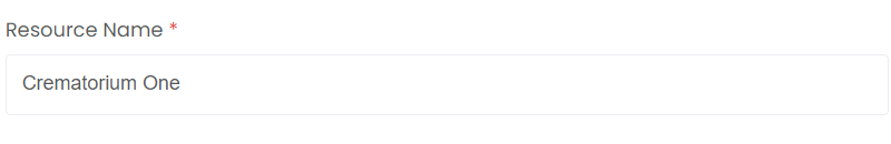 3. Resource Name