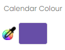 8. Calendar Colour