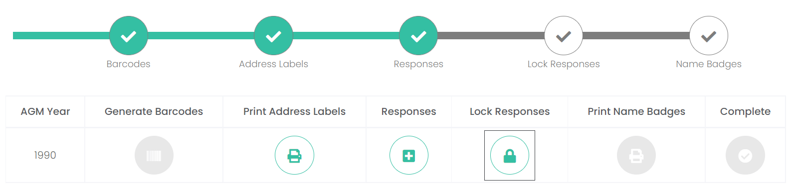 Lock Responses