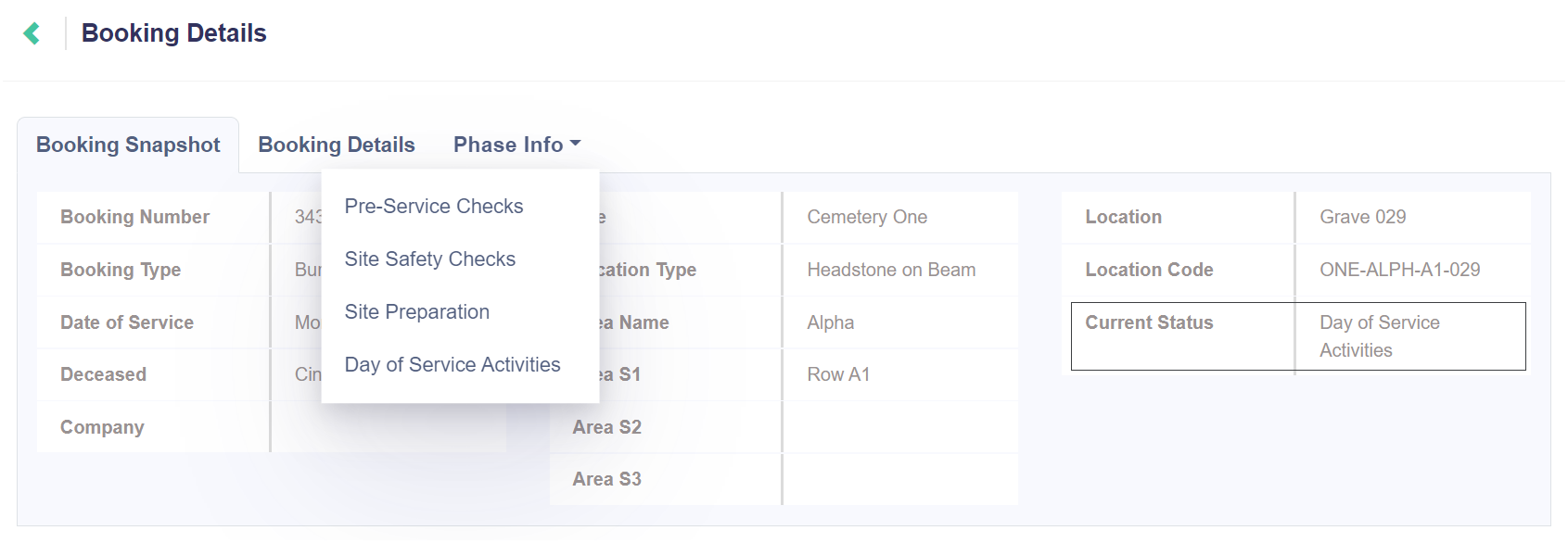 Task and Phase View